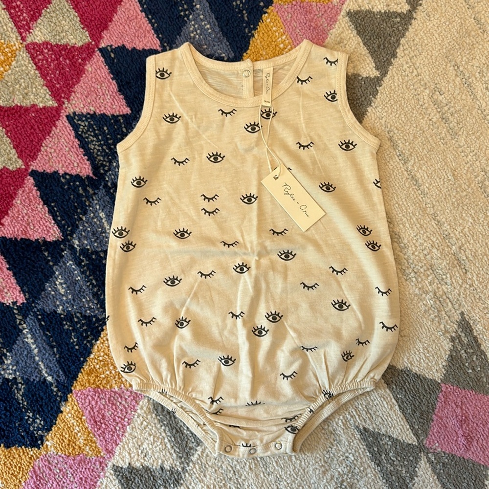 Rylee + Cru, Eyes Bubble Romper, Size 18-24 months, NWT